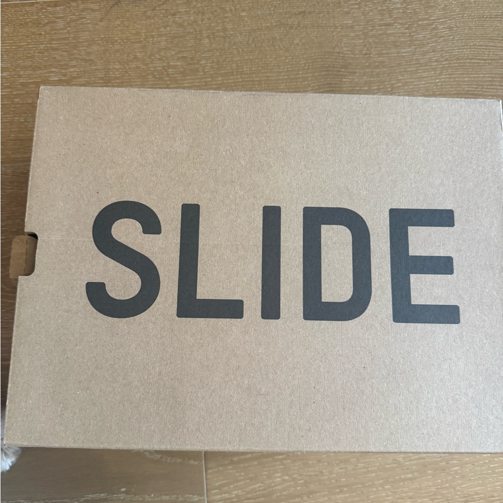 Yeezy Dark Gray Slide Sandals - Picture 3 of 4